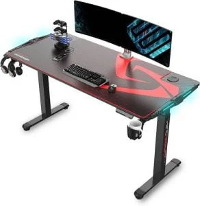 Mesa Gaming LED Mesa Elevable 166x70cm