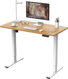 FLEXISPOT EF1 Set - Escritorio Elevable Eléctrico con Tablero Entero(Arce,160X80cm)