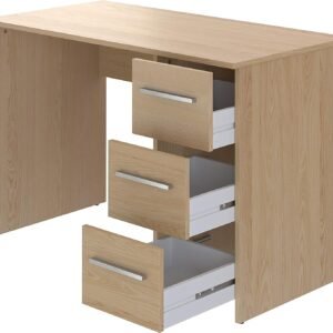 Escritorio con 3 cajones, 56 x 110 x 73,5 cm