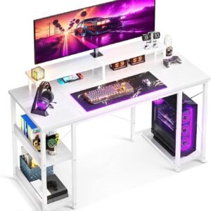 Escritorio con Estante Reversible blanco